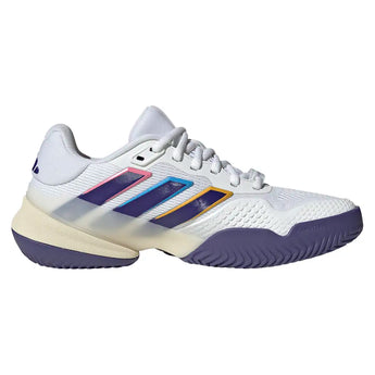 Women's Barricade 14 Shoes White and Collegiate Purple,Footwear,Adidas,,,Tennis Express,KK3854-2