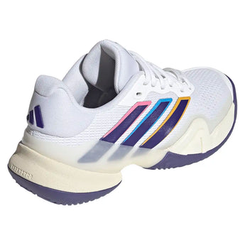 Women's Barricade 14 Shoes White and Collegiate Purple,Footwear,Adidas,,,Tennis Express,KK3854-4