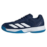 Juniors' Courtflash Shoes Dark Blue and White,Footwear,Adidas,,,Tennis Express,KK3857-F26-1