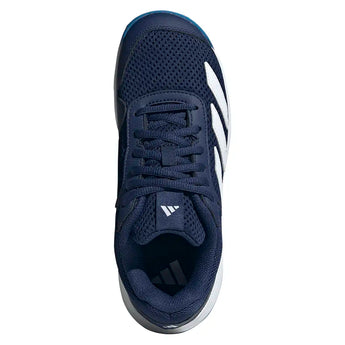Juniors' Courtflash Shoes Dark Blue and White,Footwear,Adidas,,,Tennis Express,KK3857-F26-3
