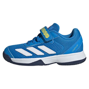 Juniors' Courtflash Tennis Shoes Lucid Ray Blue and White,Footwear,Adidas,,,Tennis Express,KK3864-F26-1
