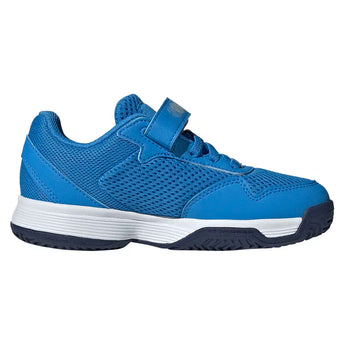 Juniors' Courtflash Tennis Shoes Lucid Ray Blue and White,Footwear,Adidas,,,Tennis Express,KK3864-F26-2