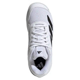 Juniors' Courtflash Tennis Shoes White and Black,Footwear,Adidas,,,Tennis Express,KK3865-F26-3