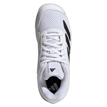Juniors' Courtflash Tennis Shoes White and Black,Footwear,Adidas,,,Tennis Express,KK3865-F26-3