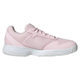 Juniors' Courtflash Shoes Distilled Pink and White,Footwear,Adidas,,,Tennis Express,KK3866-F26-2