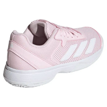Juniors' Courtflash Shoes Distilled Pink and White,Footwear,Adidas,,,Tennis Express,KK3866-F26-4