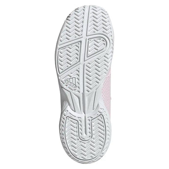 Juniors' Courtflash Shoes Distilled Pink and White,Footwear,Adidas,,,Tennis Express,KK3866-F26-5