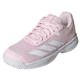 Juniors' Courtflash Shoes Distilled Pink and White,Footwear,Adidas,Distilled Pink/White,10.5C,Tennis Express,KK3866-F26-y
