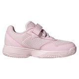 Juniors' Courtflash Shoes Distilled Pink and White,Footwear,Adidas,,,Tennis Express,KK3870-F26-2