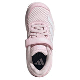 Juniors' Courtflash Shoes Distilled Pink and White,Footwear,Adidas,,,Tennis Express,KK3870-F26-3