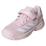 Juniors' Courtflash Shoes Distilled Pink and White,Footwear,Adidas,Distilled Pink/White,10.5C,Tennis Express,KK3870-F26-y