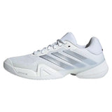 Men's Barricade 14 Tennis Shoes White and Tech Grey Metallic,Footwear,Adidas,,,Tennis Express,KK4377-F26-1