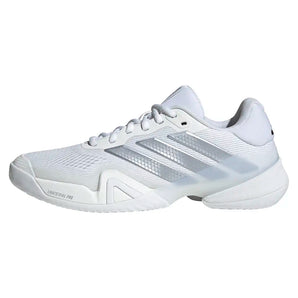 Men's Barricade 14 Tennis Shoes White and Tech Grey Metallic,Footwear,Adidas,,,Tennis Express,KK4377-F26-1