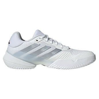 Men's Barricade 14 Tennis Shoes White and Tech Grey Metallic,Footwear,Adidas,,,Tennis Express,KK4377-F26-2