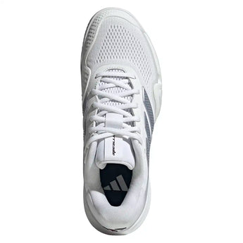 Men's Barricade 14 Tennis Shoes White and Tech Grey Metallic,Footwear,Adidas,,,Tennis Express,KK4377-F26-3