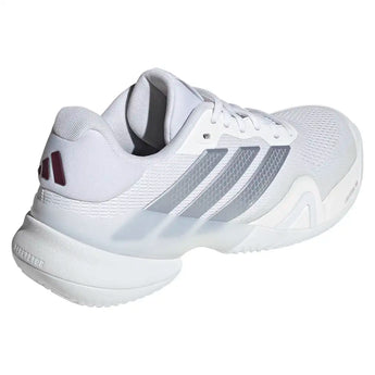 Men's Barricade 14 Tennis Shoes White and Tech Grey Metallic,Footwear,Adidas,,,Tennis Express,KK4377-F26-4