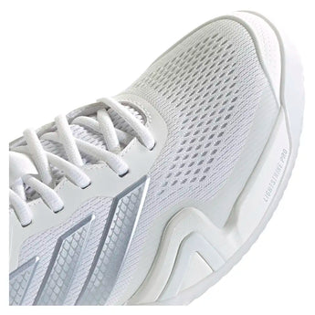 Men's Barricade 14 Tennis Shoes White and Tech Grey Metallic,Footwear,Adidas,,,Tennis Express,KK4377-F26-6