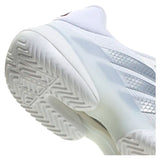 Men's Barricade 14 Tennis Shoes White and Tech Grey Metallic,Footwear,Adidas,,,Tennis Express,KK4377-F26-7