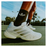 Men's Barricade 14 Tennis Shoes White and Tech Grey Metallic,Footwear,Adidas,,,Tennis Express,KK4377-F26-8