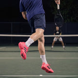 Men's Adizero Ubersonic 5 Tennis Shoes Solar Turbo and Black, Adidas, Tennis Express, KK4379-F26-9