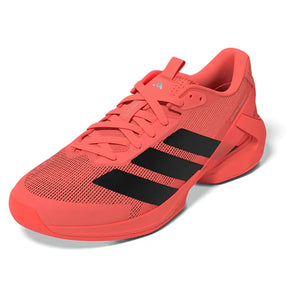 Men's Adizero Ubersonic 5 Tennis Shoes Solar Turbo and Black,Footwear,Adidas,Solar Turbo/Black,6.5,Tennis Express,KK4379-F26-t