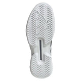 Men's Adizero Ubersonic 5 Tennis Shoes White and Tech Grey Metallic,Footwear,Adidas,,,Tennis Express,KK4409-F26-5