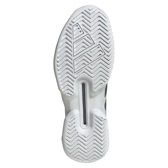 Men's Adizero Ubersonic 5 Tennis Shoes White and Tech Grey Metallic,Footwear,Adidas,,,Tennis Express,KK4409-F26-5