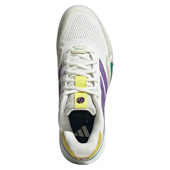 Men's Barricade 14 Tennis Shoes White and Active Purple,Footwear,Adidas,,,Tennis Express,KK4410-3