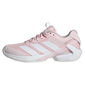 Women's Adizero Ubersonic 5 Tennis Shoes Distilled Pink and White,Footwear,Adidas,,,Tennis Express,KK4414-F26-1