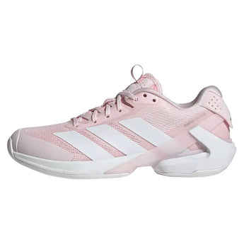 Women's Adizero Ubersonic 5 Tennis Shoes Distilled Pink and White,Footwear,Adidas,,,Tennis Express,KK4414-F26-1