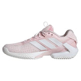 Women's Adizero Ubersonic 5 Tennis Shoes Distilled Pink and White,Footwear,Adidas,,,Tennis Express,KK4414-F26-2