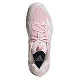 Women's Adizero Ubersonic 5 Tennis Shoes Distilled Pink and White,Footwear,Adidas,,,Tennis Express,KK4414-F26-3