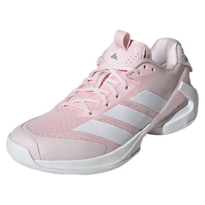 Women's Adizero Ubersonic 5 Tennis Shoes Distilled Pink and White,Footwear,Adidas,Distilled Pink/White,5,Tennis Express,KK4414-F26-y