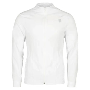 Men's Shield Tennis Jacket White-Apparel-K-Swiss-KMJ03-110B-1-Tennis Express