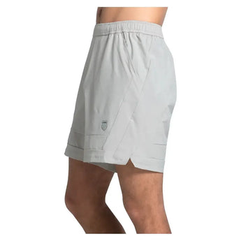 Men's Ripstop 7 Inch Tennis Short Zinc-Apparel-K-Swiss-KMS09-075S25-5-3-[Sku]-Tennis Express
