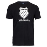 Men's Own The Court Tennis Tee-Apparel-K-Swiss-KMT42-S25-BLACK-Tennis Express
