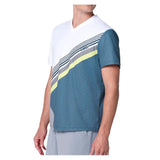 Men's Influx V Short Sleeve Tennis Top Mojito-Apparel-K-Swiss-KMT76-34D317F25-1-Tennis Express