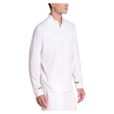Men's Fracture 1/4 Zip Long Sleeve Tennis Top Moonstruck-Apparel-K-Swiss-KMT78-55G239-2-Tennis Express