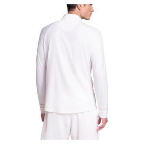 Men's Fracture 1/4 Zip Long Sleeve Tennis Top Moonstruck-Apparel-K-Swiss-KMT78-55G239-3-Tennis Express