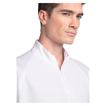 Men's Fracture 1/4 Zip Long Sleeve Tennis Top Moonstruck-Apparel-K-Swiss-KMT78-55G239-4-Tennis Express