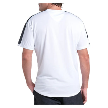 Men's Shadow Play Tennis Top White and Black, K-Swiss, Tennis Express, KMT84-33J121-1