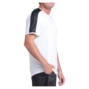 Men's Shadow Play Tennis Top White and Black, K-Swiss, Tennis Express, KMT84-33J121-2