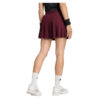 Women's Club Pleat Tennis Skort Maroon,Apparel,Adidas,,,Tennis Express,KQ8266-2