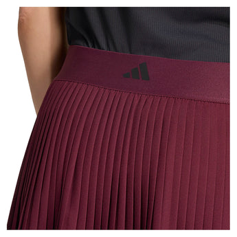 Women's Club Pleat Tennis Skort Maroon,Apparel,Adidas,,,Tennis Express,KQ8266-5
