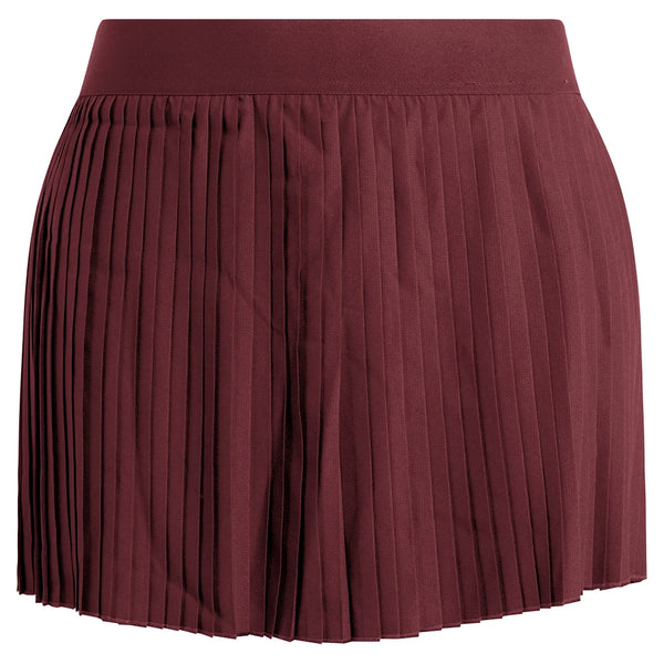 Women's Club Pleat Tennis Skort Maroon,Apparel,Adidas,Maroon,XS,Tennis Express,KQ8266