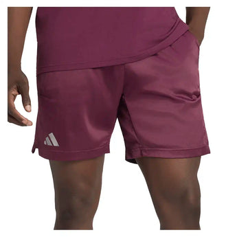 Men's New York Ergo Pro 7 Inch Tennis Shorts Maroon,Apparel,Adidas,,,Tennis Express,KR0484-3