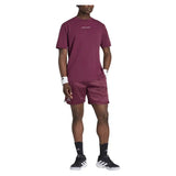 Men's New York Ergo Pro 7 Inch Tennis Shorts Maroon,Apparel,Adidas,,,Tennis Express,KR0484-5