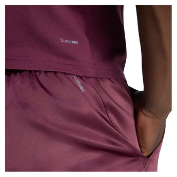 Men's New York Ergo Pro 7 Inch Tennis Shorts Maroon,Apparel,Adidas,,,Tennis Express,KR0484-6
