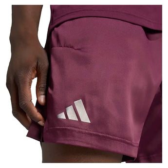 Men's New York Ergo Pro 7 Inch Tennis Shorts Maroon,Apparel,Adidas,,,Tennis Express,KR0484-7