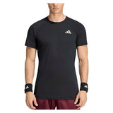 Men's New York Freelift Pro Tennis Tee Black,Apparel,Adidas,,,Tennis Express,KR0485-3